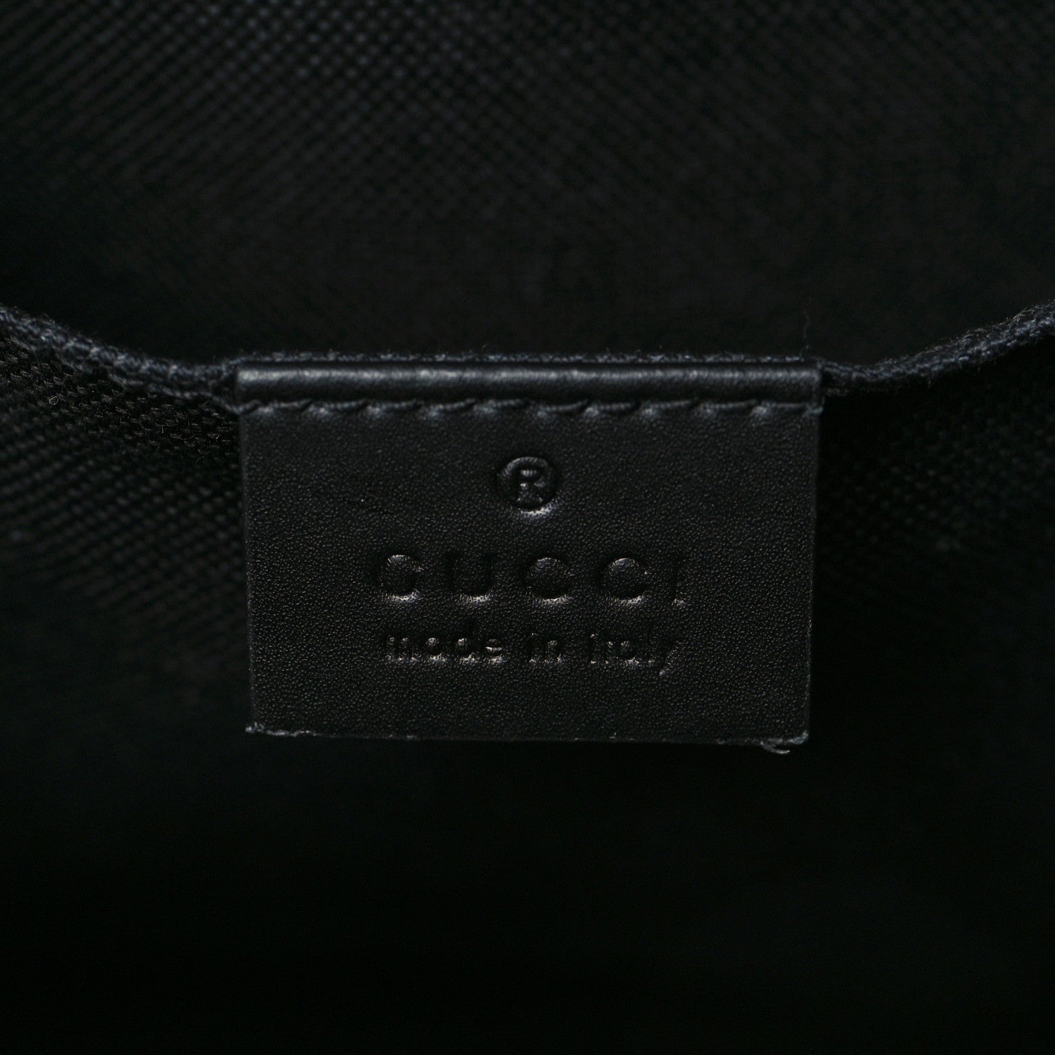 Gucci GG Supreme Monogram Web Small Flat Messenger Bag Black Grey 6 of 10