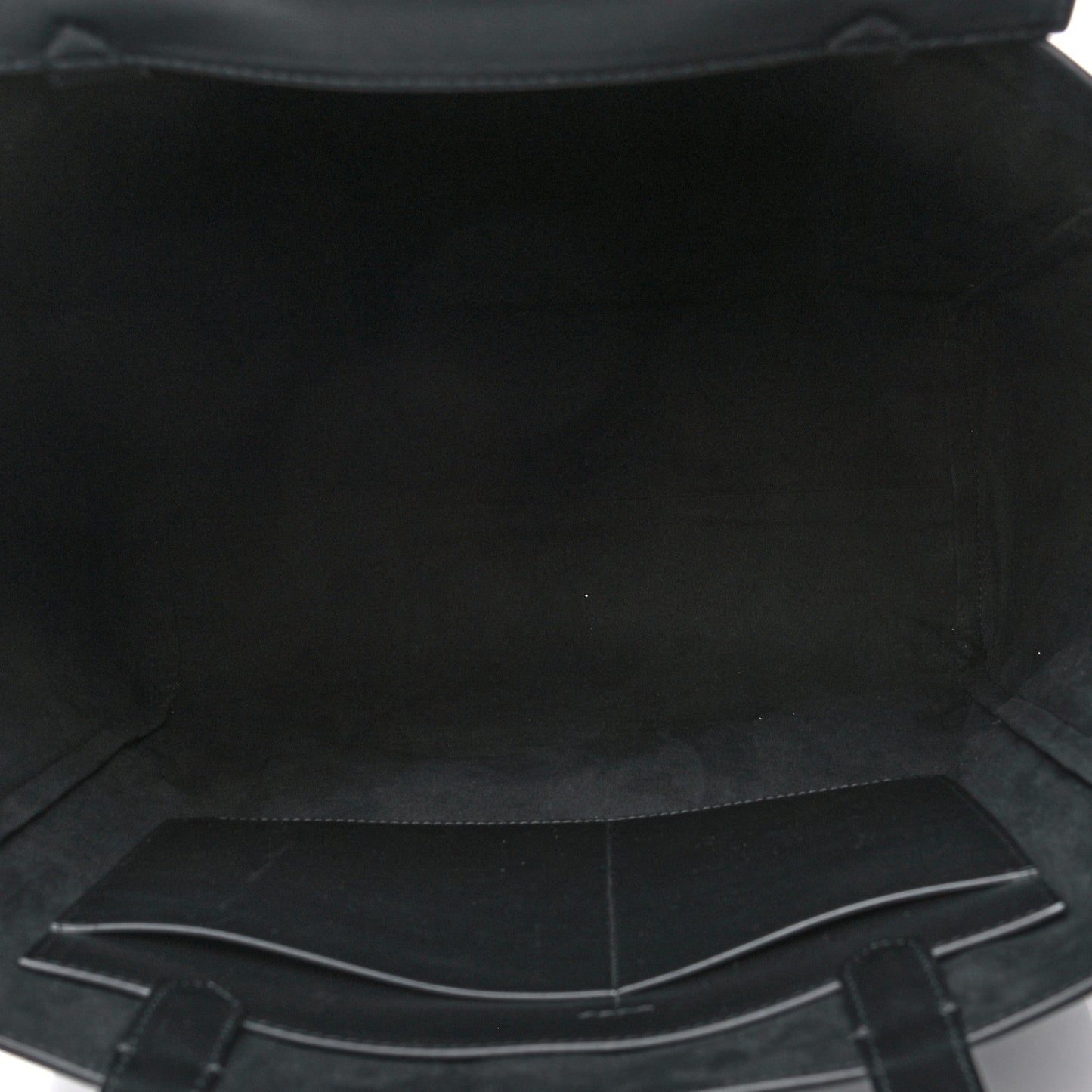 Denim North South Tote Black