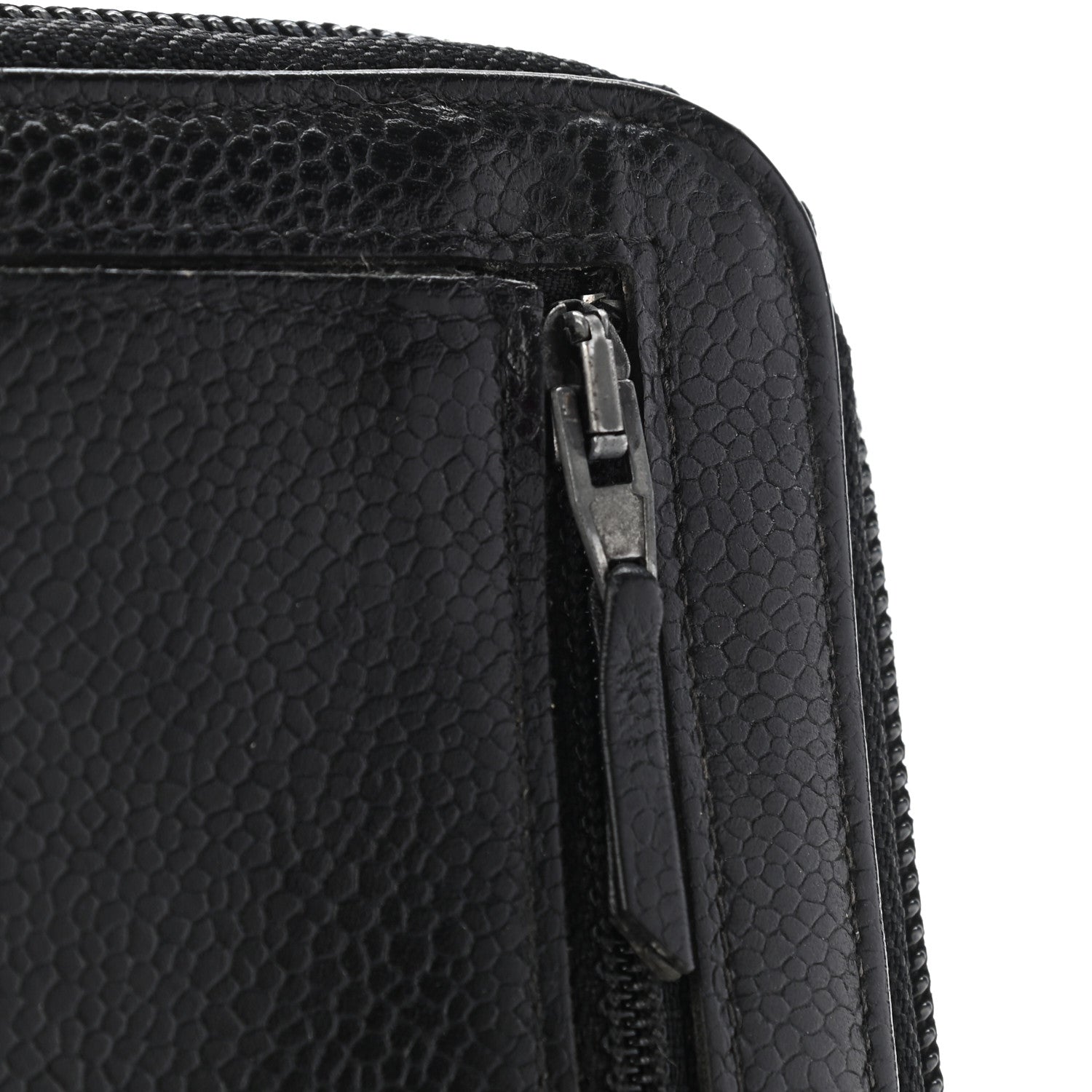 Chanel Caviar Large Timeless CC Zip Around Wallet Black 14 of 18