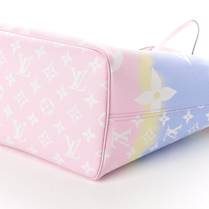 Louis Vuitton Monogram Escale Neverfull MM Pastel 9 of 10