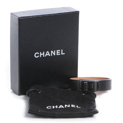 Chanel Lizard Reissue Mademoiselle Bracelet 6 of 6