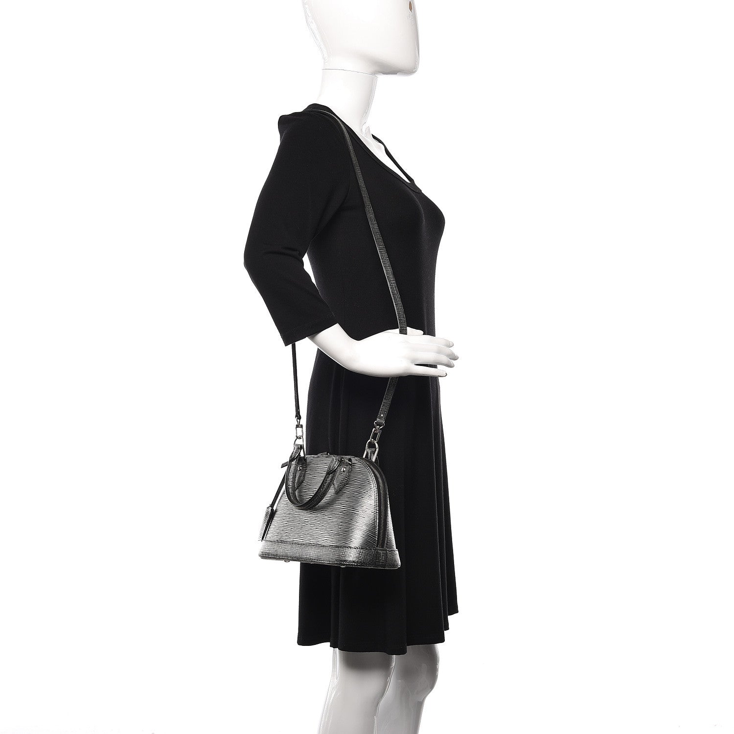 Louis Vuitton Epi Alma BB Platine 3 of 12