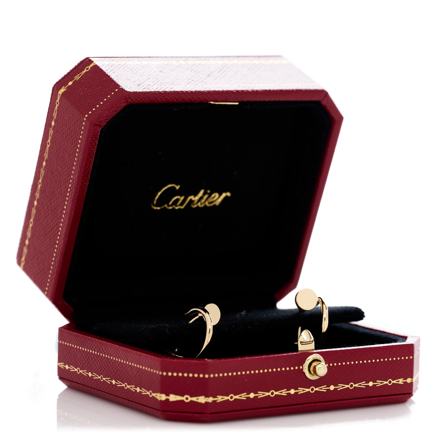 18K Yellow Gold Juste Un Clou Hoop Earrings