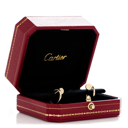 Cartier 18K Yellow Gold Juste Un Clou Hoop Earrings 7 of 7