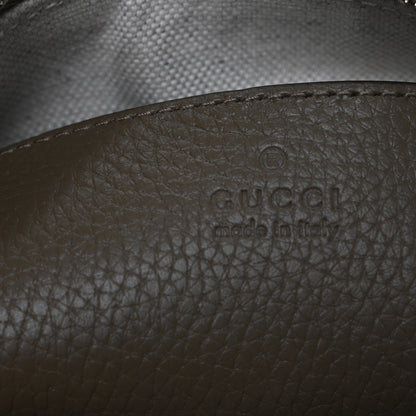 Gucci Piuma Calfskin Jumbo GG Embossed Mini Duffle Bag Good Taupe 6 of 9