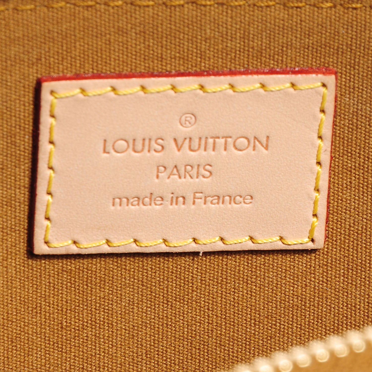 Louis Vuitton Vernis Alma BB Vert Olive 6 of 7