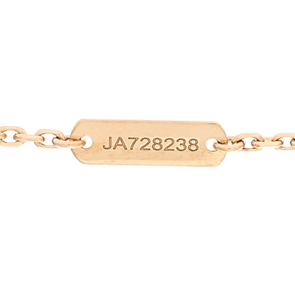 Van Cleef & Arpels 18K Yellow Gold Guilloche Vintage Alhambra Pendant Necklace 4 of 6