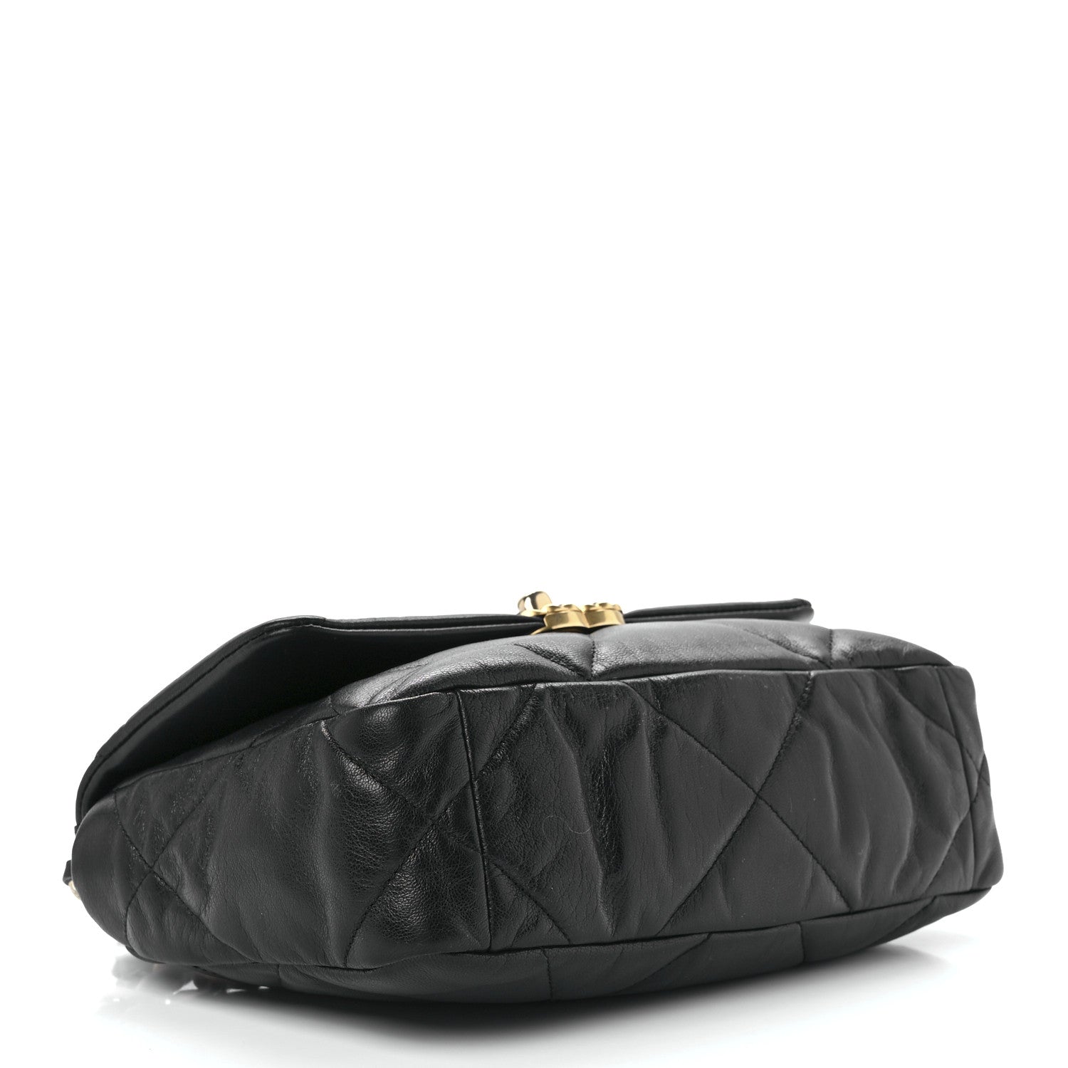 Chanel Goatskin Quilted Medium Chanel 19 Flap Black 4 of 11
