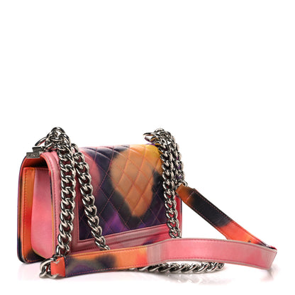 Chanel Lambskin Quilted Small Flower Power Boy Flap Multicolor 3 of 11