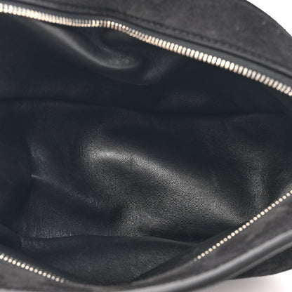 The Row Suede Small Slouchy Banana Bag Black 5 of 12