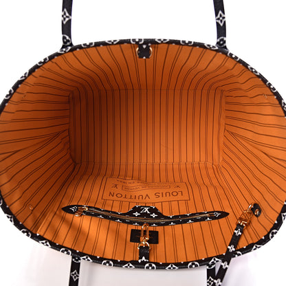 Louis Vuitton Monogram Giant Jungle Neverfull MM Black 6 of 11