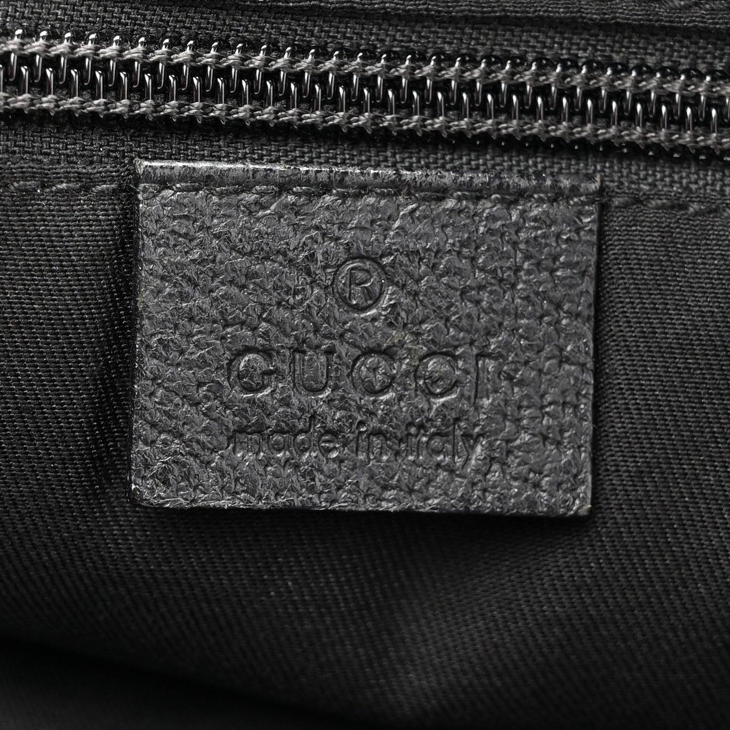 Monogram Web Medium Half Moon Hobo Black