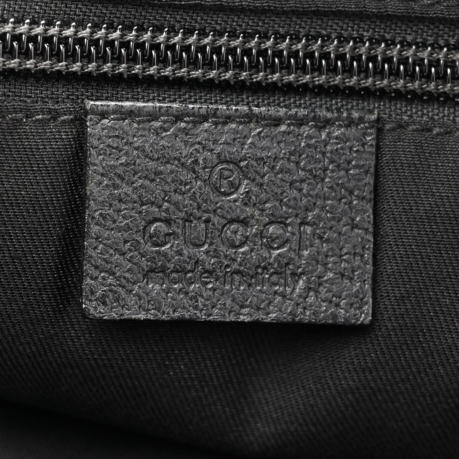 Gucci Monogram Web Medium Half Moon Hobo Black 6 of 11