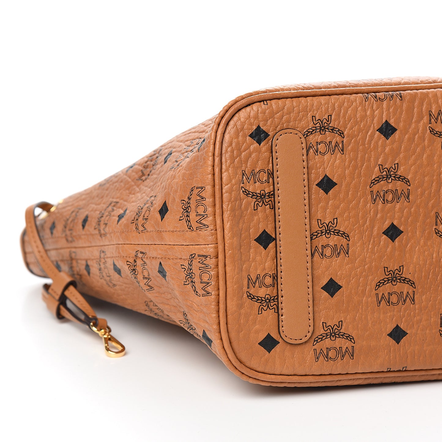 Visetos Medium Liz Reversible Shopper Tote Cognac