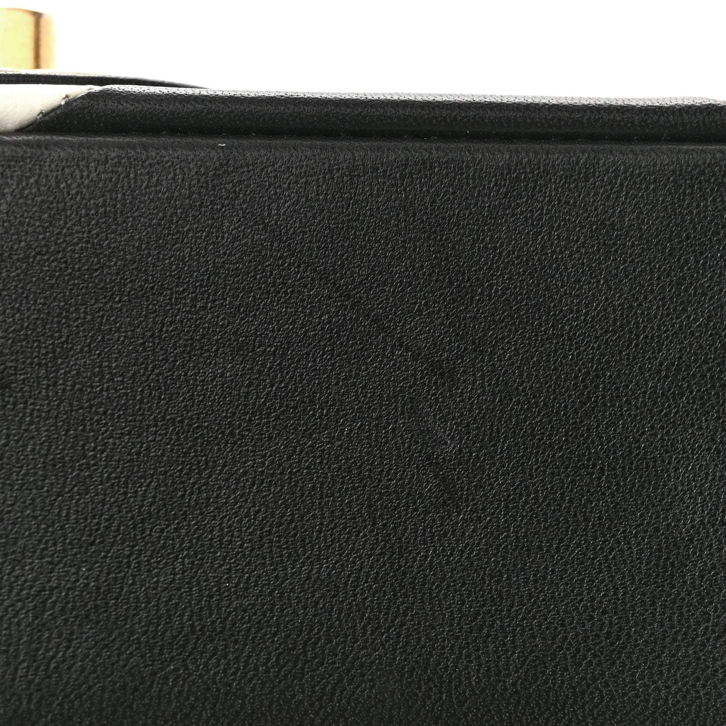 Lambskin Geometric Patchwork Mini Flap Black White