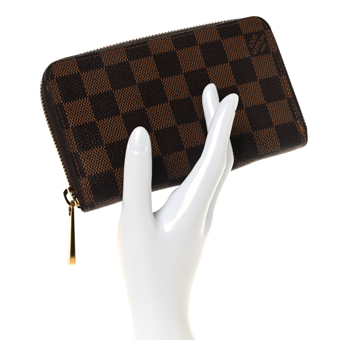 Damier Ebene Zippy Organizer Wallet