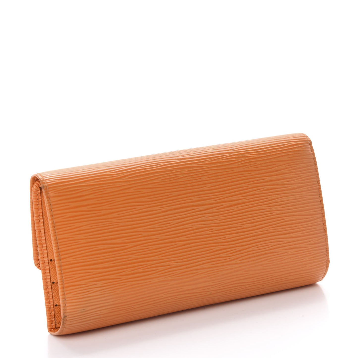 Epi Porte Tresor International Wallet Mandarin