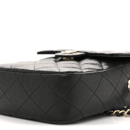 Chanel Caviar Quilted Vertical Flap With Chain Black 10 of 12