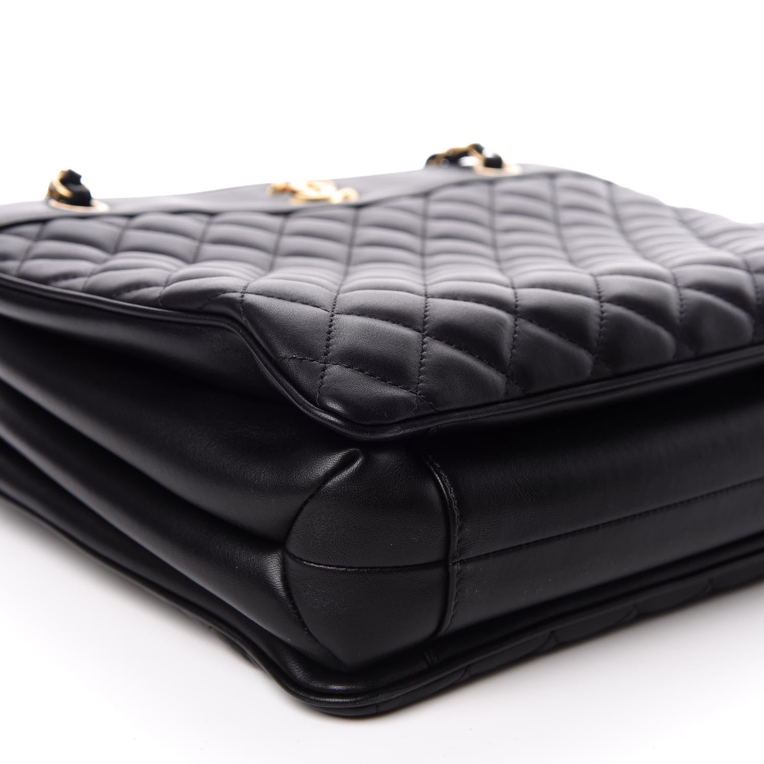 Chanel Calfskin Quilted Medium Tote Black 8 of 10