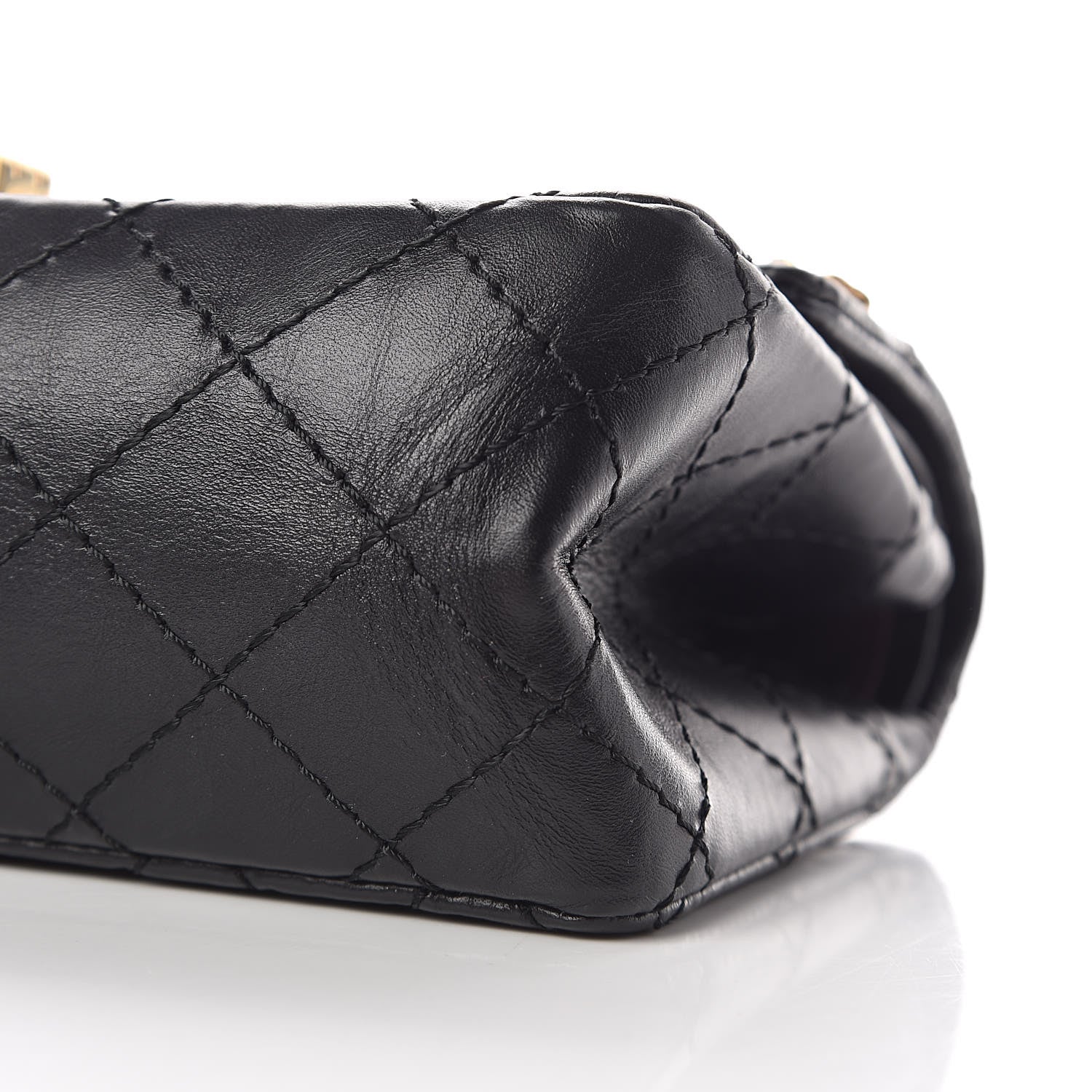 Chanel Aged Calfskin Lucky Charms 2.55 Reissue 224 Flap Black 6 of 10