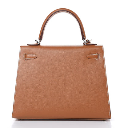 Hermes Epsom Kelly Sellier 25 Gold 5 of 36