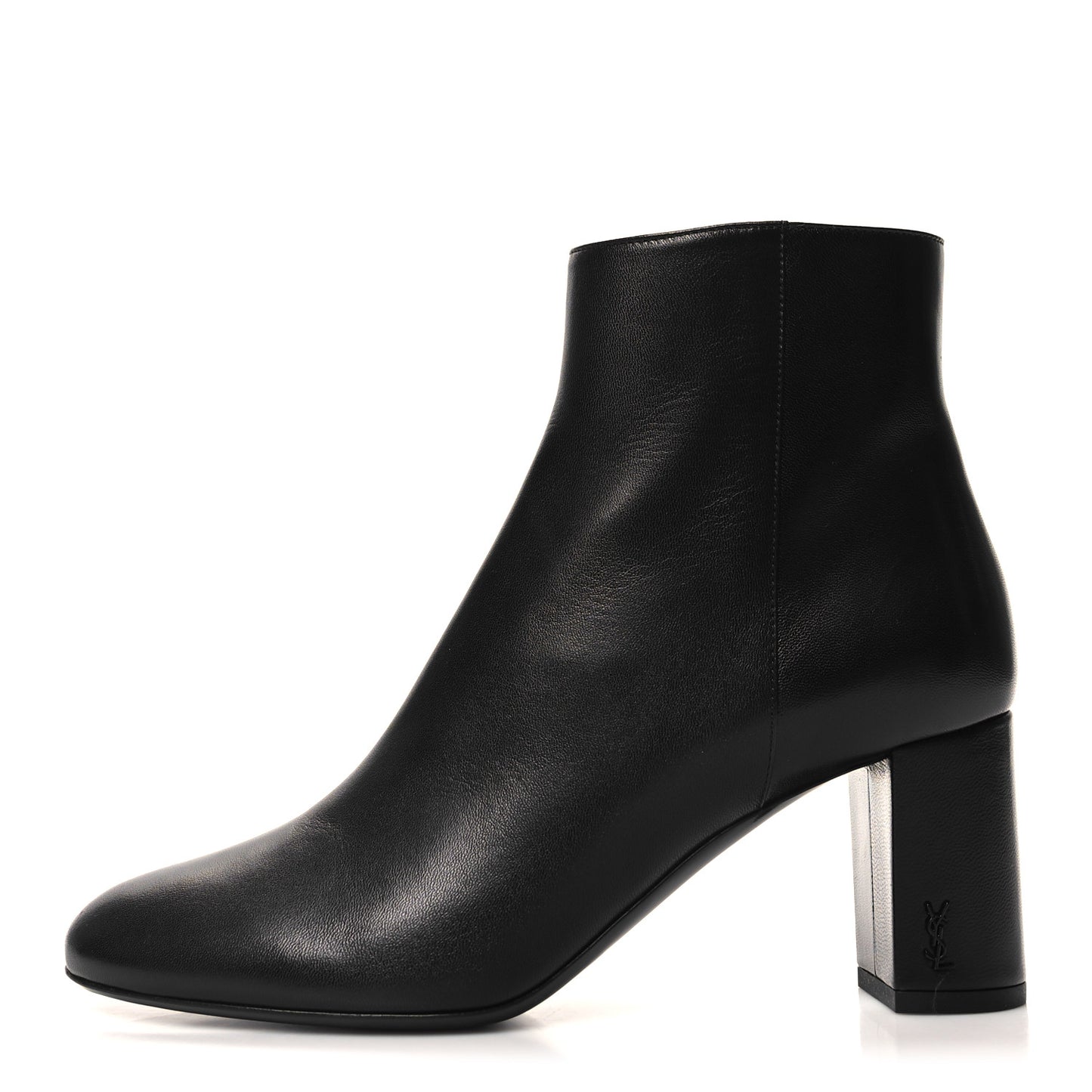 Nappa Vendome Loulou Ankle Zip Boot 38.5 Black