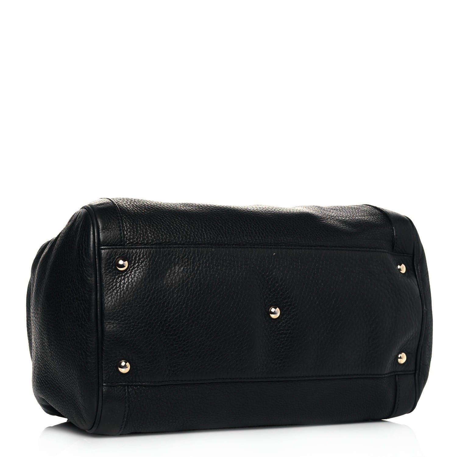 Gucci Pebbled Calfskin Medium Soho Boston Black 4 of 17