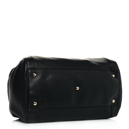 Gucci Pebbled Calfskin Medium Soho Boston Black 4 of 17