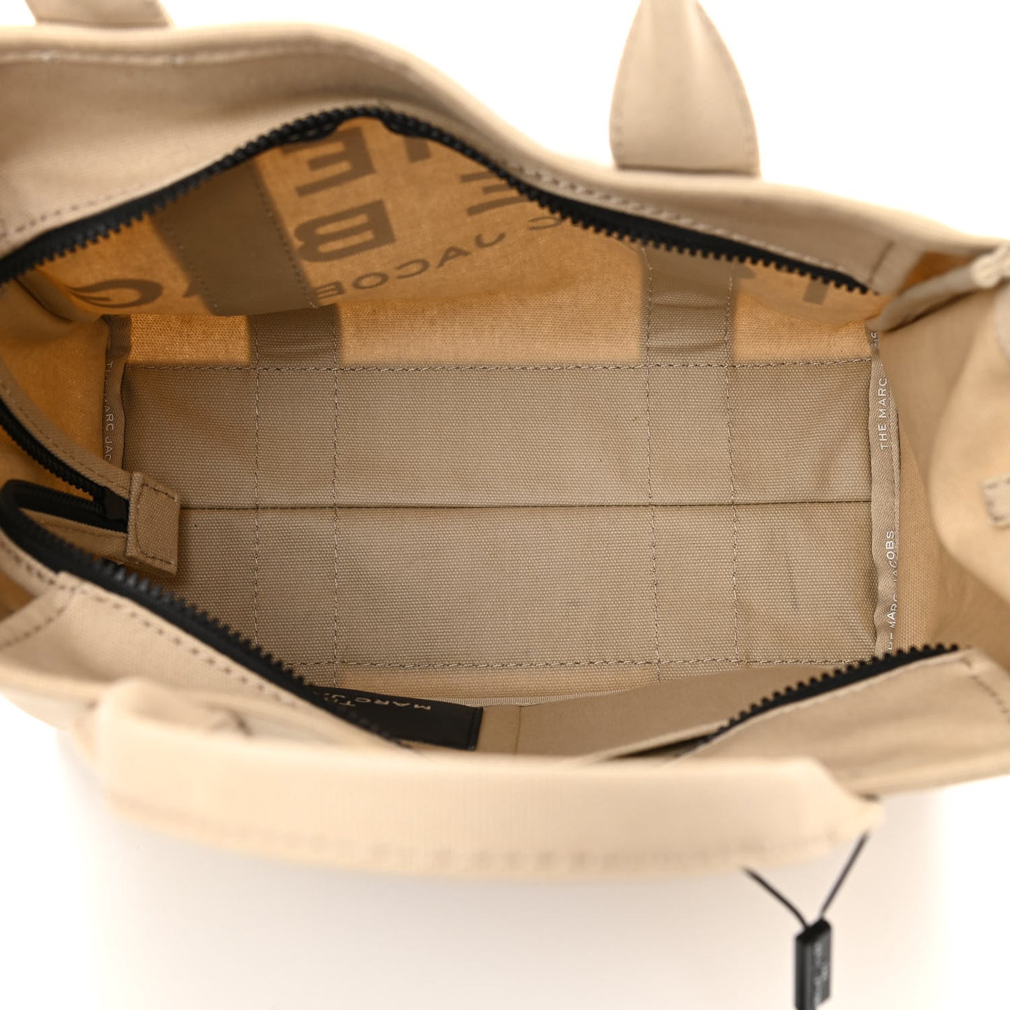 Cotton Canvas Medium The Traveler Tote Bag Beige