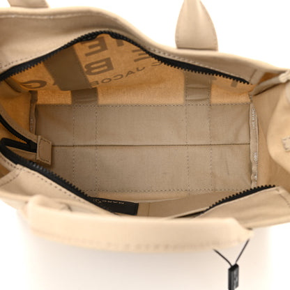 Marc Jacobs Cotton Canvas Medium The Traveler Tote Bag Beige 5 of 10