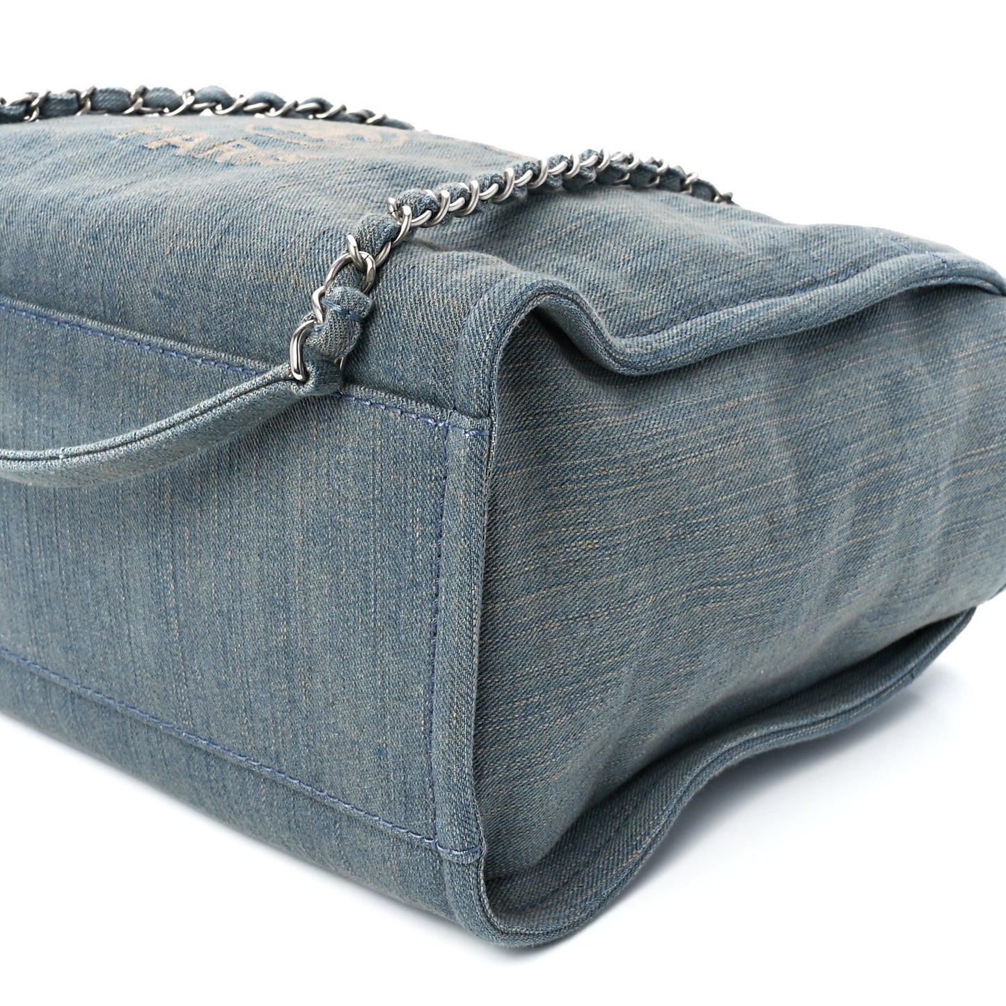 Denim Small Deauville Tote Light Blue