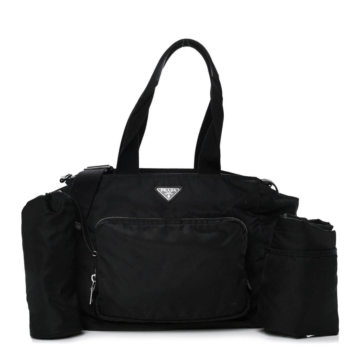 Tessuto Nylon Diaper Bag Black