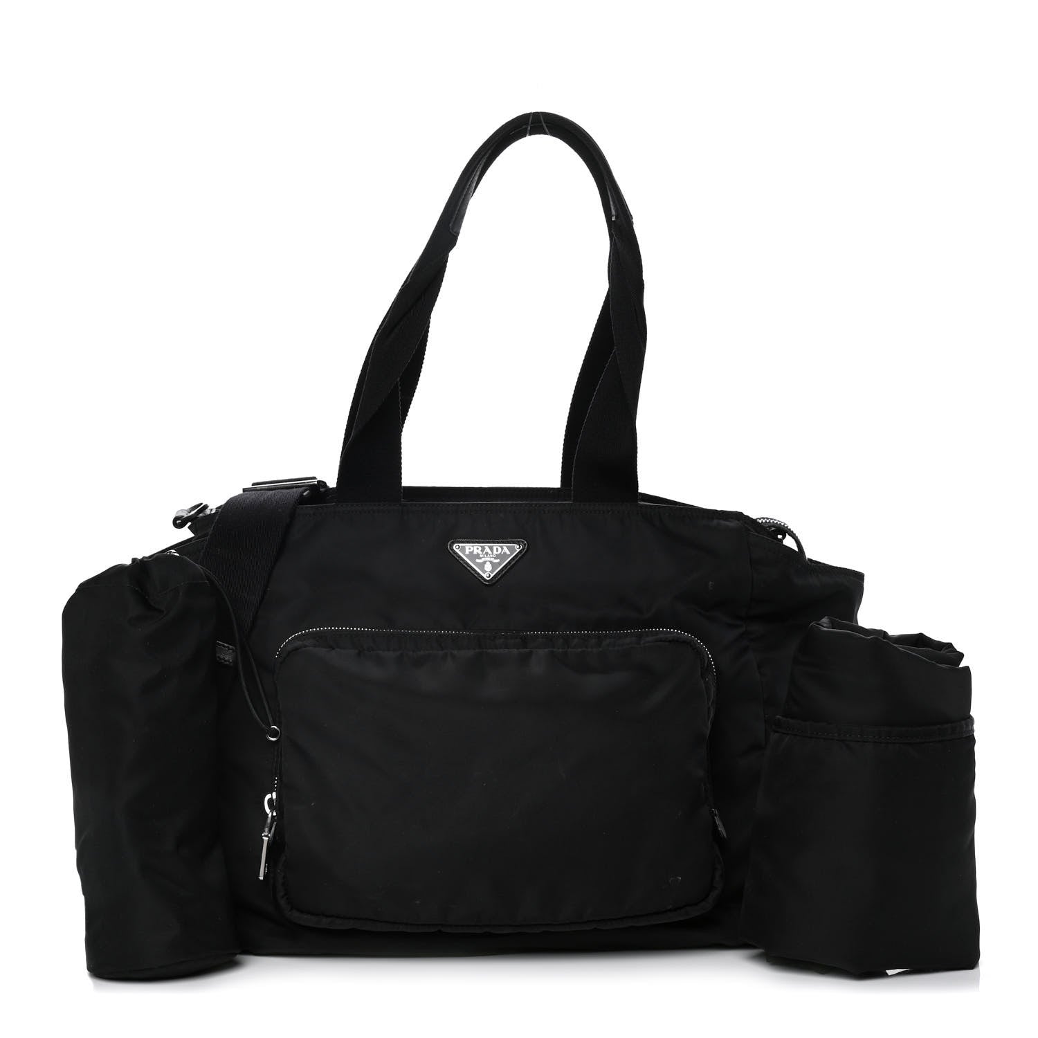 Prada Tessuto Nylon Diaper Bag Black 1 of 17