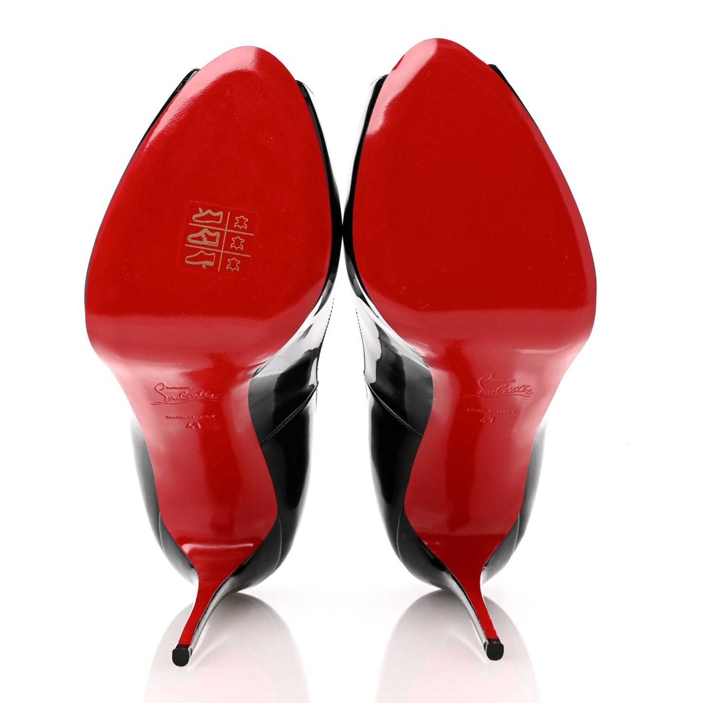 Patent New Very Prive 120 Pumps 41 Black Red