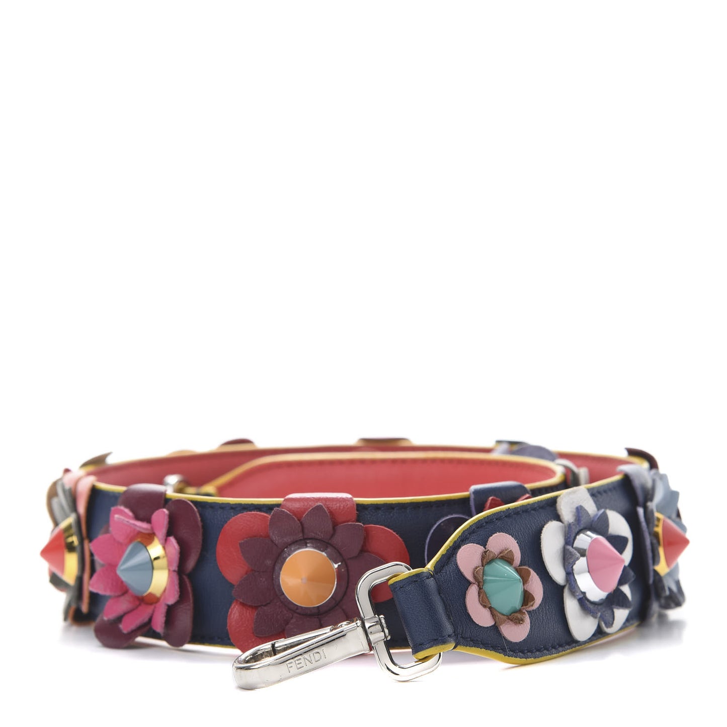 Vitello Dolce Flowerland Studded Strap You Blue Corallo Multicolor