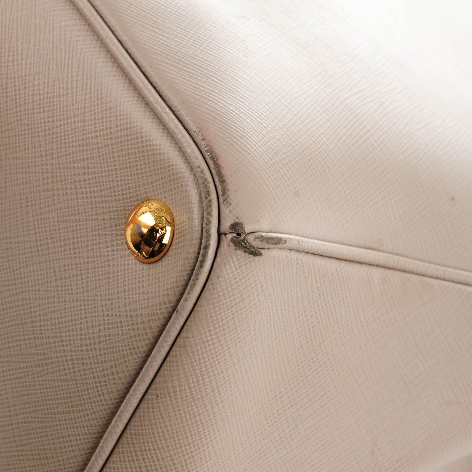 Prada Saffiano Medium Galleria Double Zip Tote Pomice 10 of 11