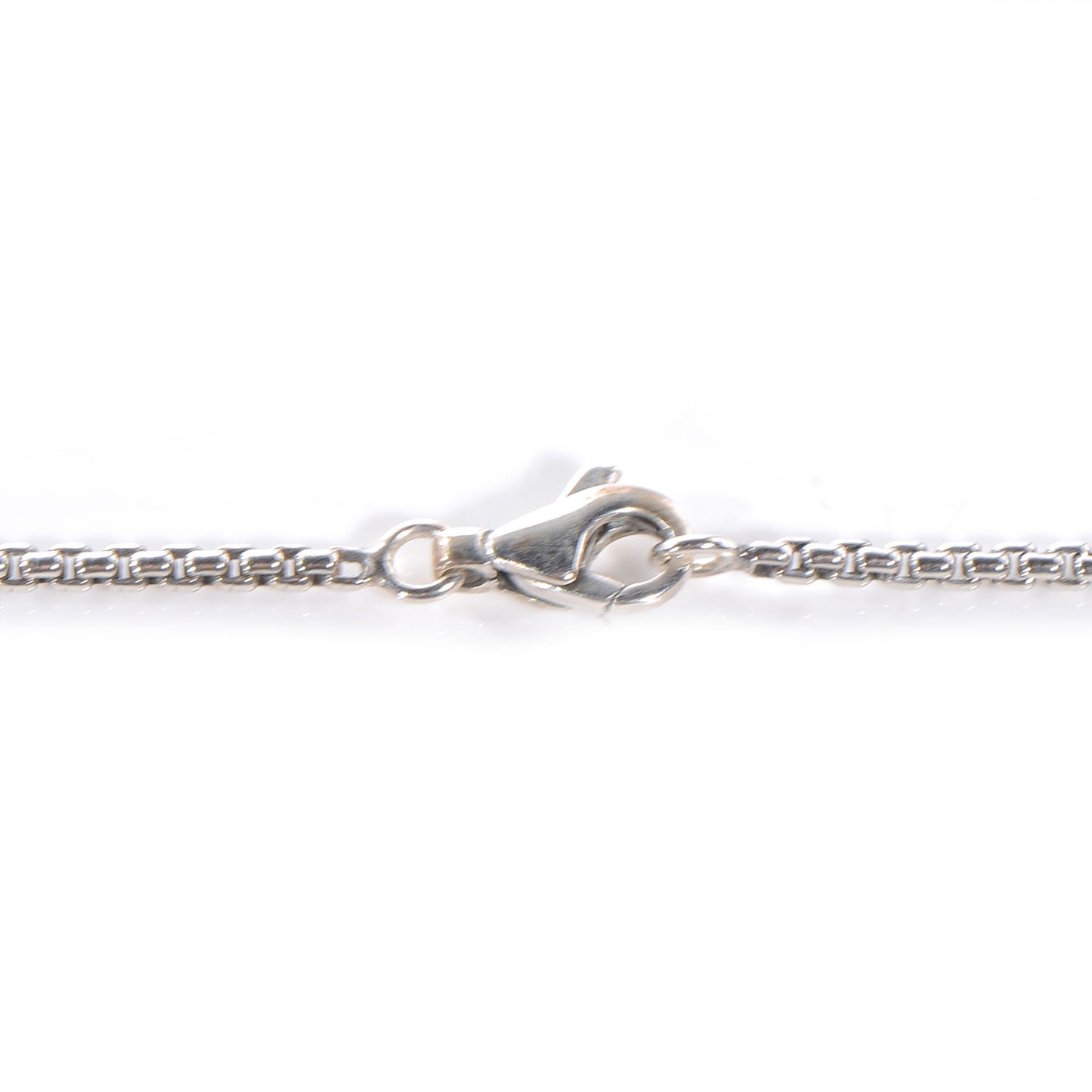 Sterling Silver Diamond Amethyst 7mm Petite Albion Pendant Necklace