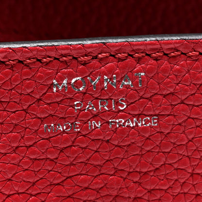 Moynat Taurillon Blush Calfskin Gabby BB Red 6 of 10
