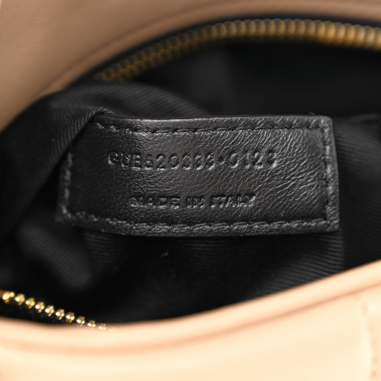 Saint Laurent Lambskin Quilted Toy Loulou Puffer Monogram Chain Satchel Dark Beige 7 of 10