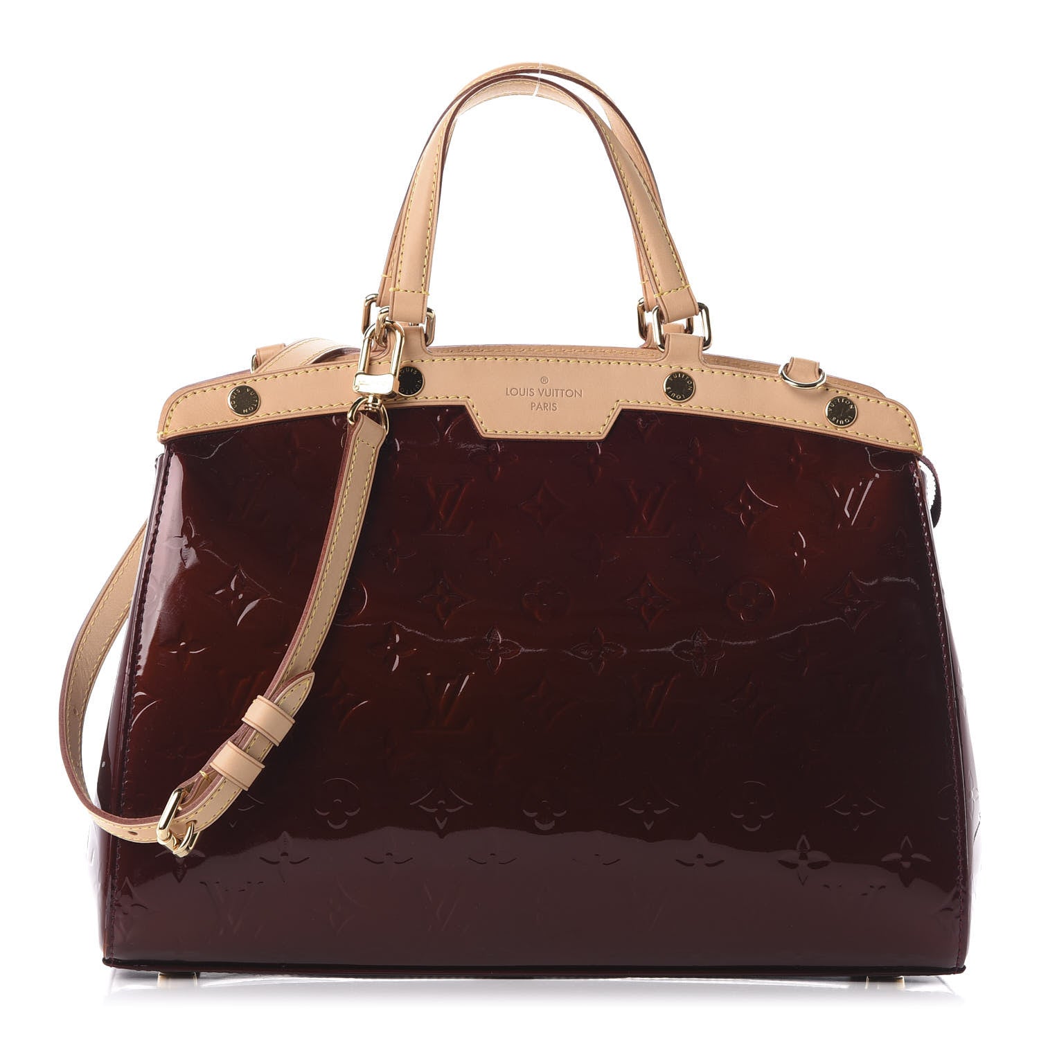 Louis Vuitton Vernis Brea MM Rouge Fauviste 1 of 9