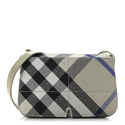 Burberry Jacquard Check Snip Bag Lichen 1 of 9