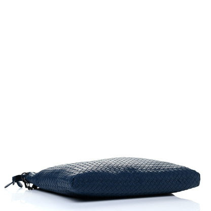 Bottega Veneta Nappa Intrecciato Medium Convertible Tote Blue 3 of 4