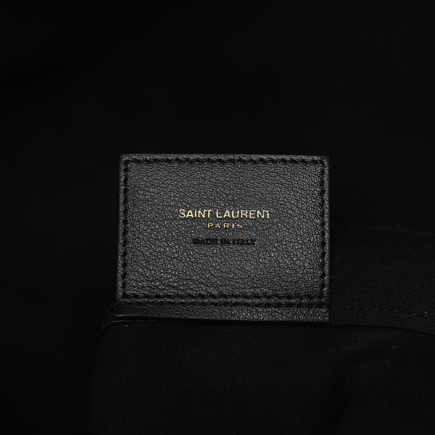 Saint Laurent Calfskin Large Shopping Tote Black 7 of 8