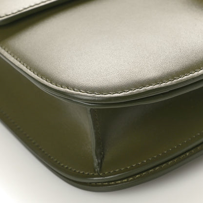 Celine Box Calfskin Classic Box Medium Flap Bag Army Green 8 of 9