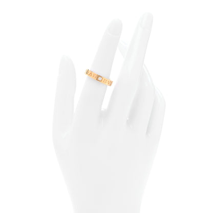 Bulgari 18K Yellow Gold Diamond B.Zero1 Essential Band Ring 52 6 2 of 5