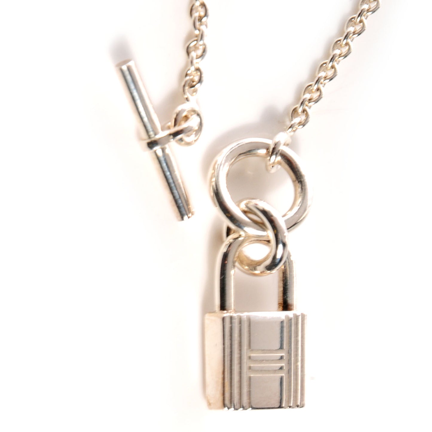 Silver Kelly Cadenas Pendant Necklace