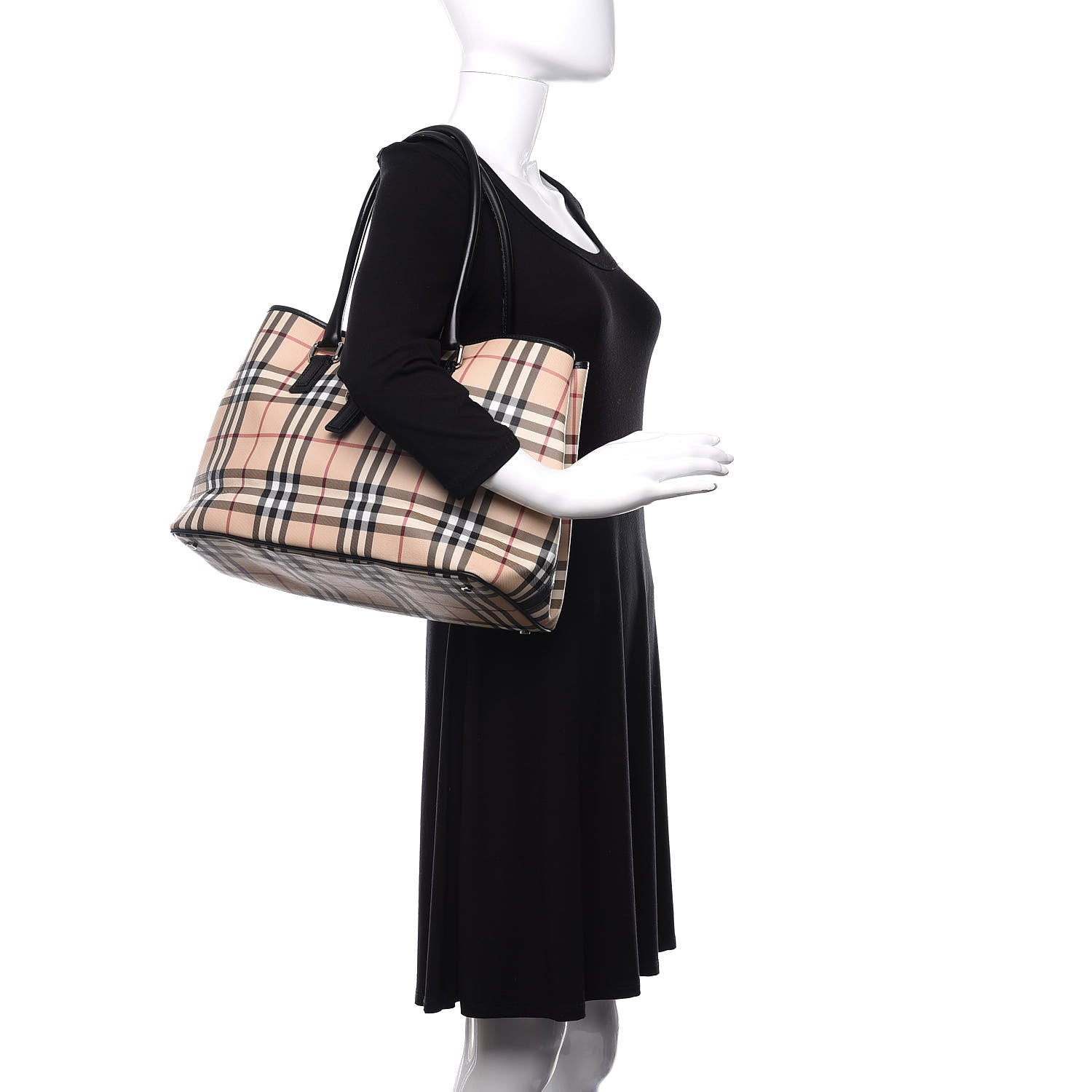 Burberry House Check Buckle Tote Black 2 of 13