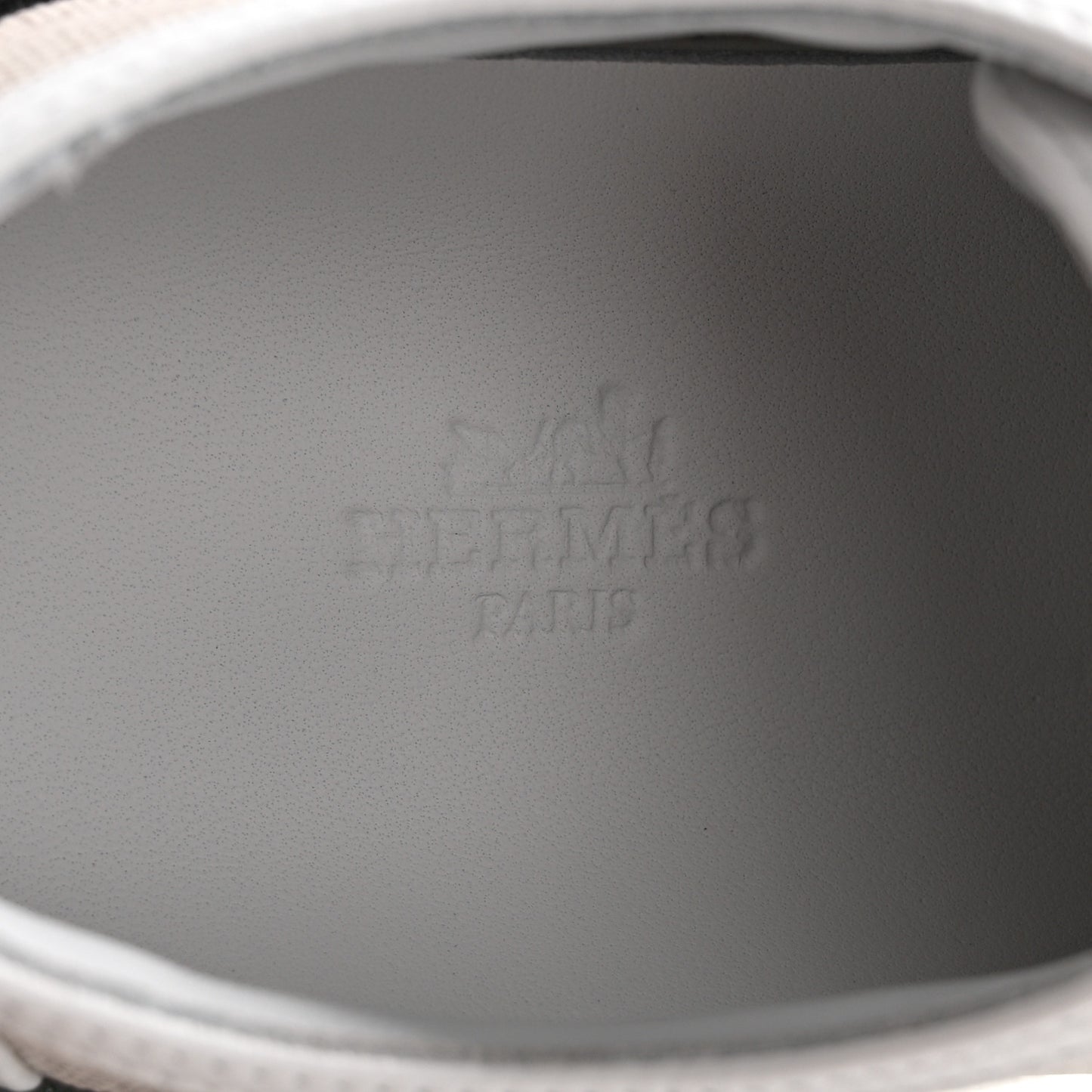 Canvas Calfskin Get Sneakers 36 Prunoir Blanc