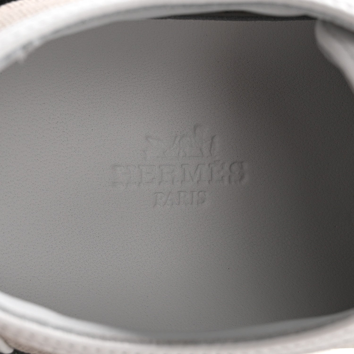 Hermes Canvas Calfskin Get Sneakers 36 Prunoir Blanc 6 of 10