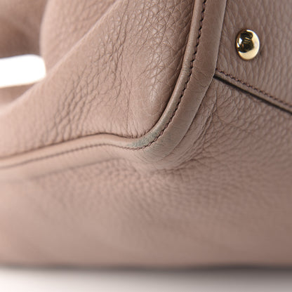 Gucci Pebbled Calfskin Small Soho Shoulder Bag Light Pink 18 of 19